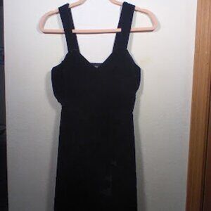 Express Women's Black Velvet Cocktail Dress Size: 2